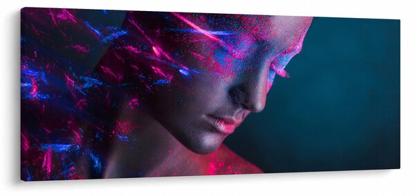 Csillogó nő képe (120x50 cm)