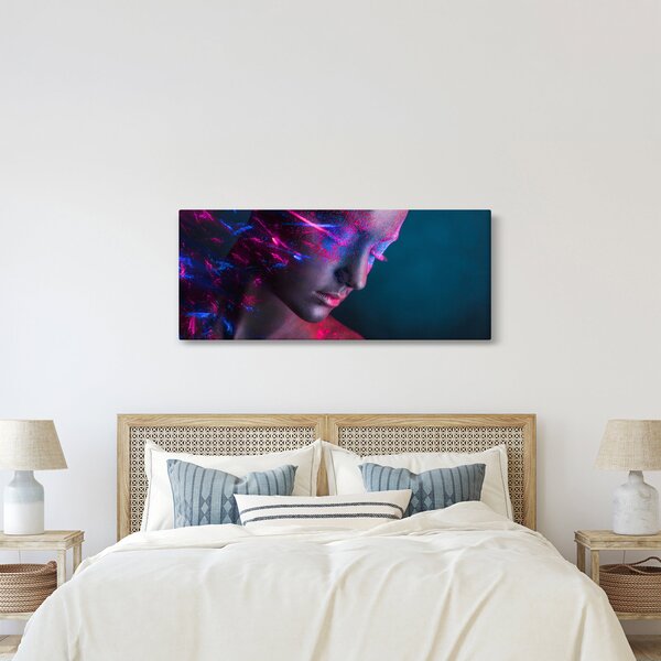 Csillogó nő képe (120x50 cm)