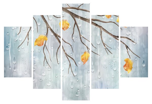 Kép - Esős ősz (150x105 cm)