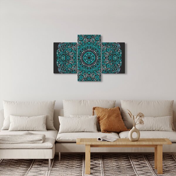 A díszítő absztrakció képe (90x60 cm)