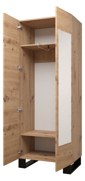 Előszobabútor Amanda 13 (artisan tölgy + fekete)