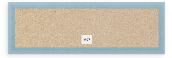 Bársony kárpitozott panel - Téglalap - 100x20 cm Szín: Barna