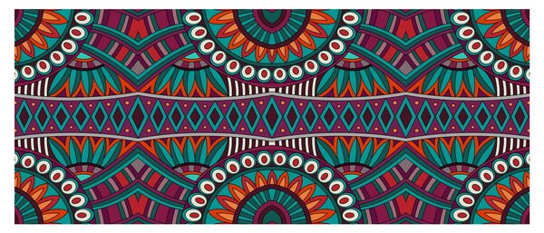 A díszítő absztrakció képe (120x50 cm)