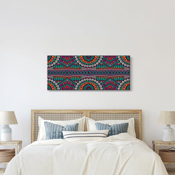 A díszítő absztrakció képe (120x50 cm)