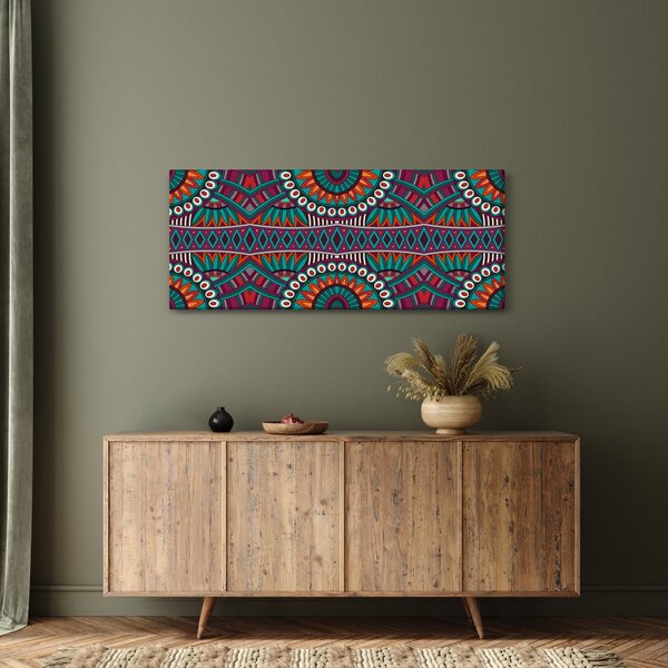 A díszítő absztrakció képe (120x50 cm)