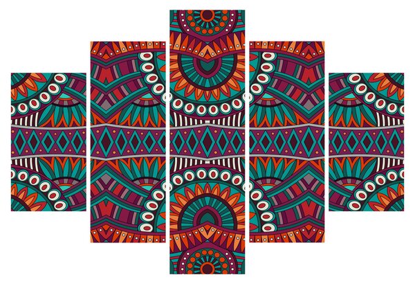A díszítő absztrakció képe (150x105 cm)