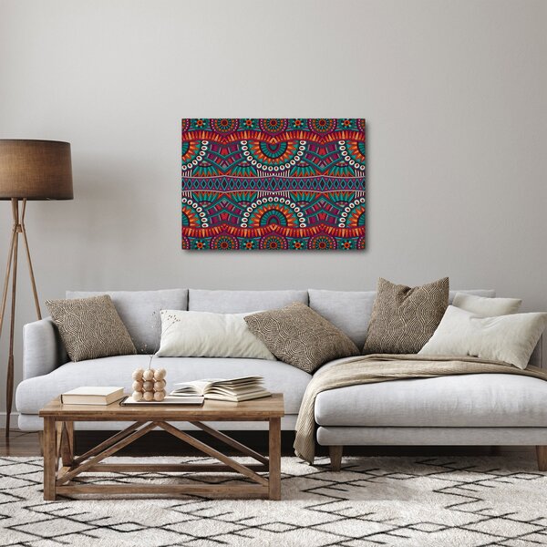 A díszítő absztrakció képe (70x50 cm)