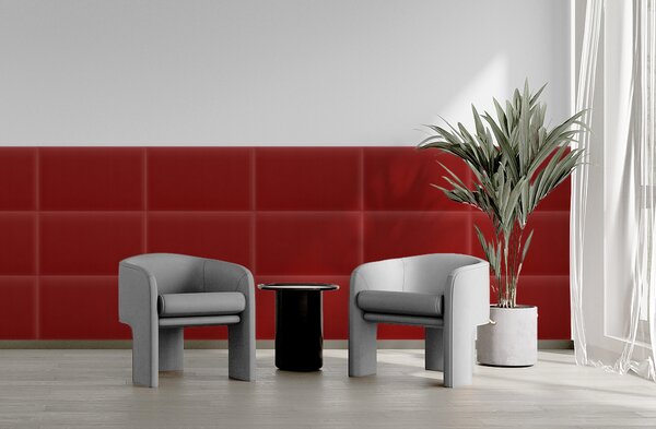 Bársony kárpitozott panel - Téglalap - 40x30cm Szín: Sárga