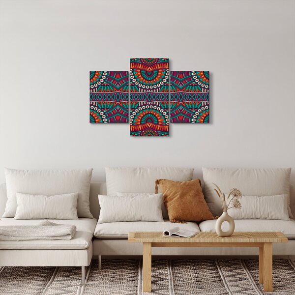 A díszítő absztrakció képe (90x60 cm)