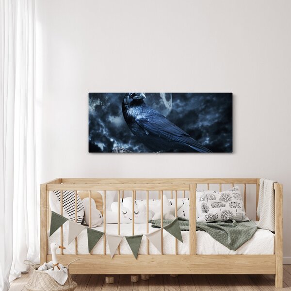 Kép - Holló (120x50 cm)