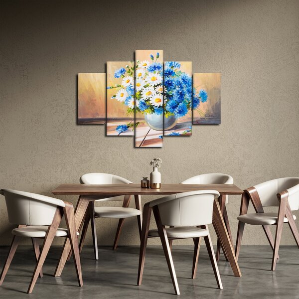 Festett kép egy váza virágról (150x105 cm)