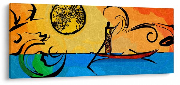 Egy ősi festmény képe (120x50 cm)