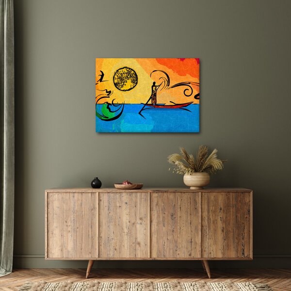 Egy ősi festmény képe (70x50 cm)