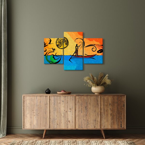 Egy ősi festmény képe (90x60 cm)