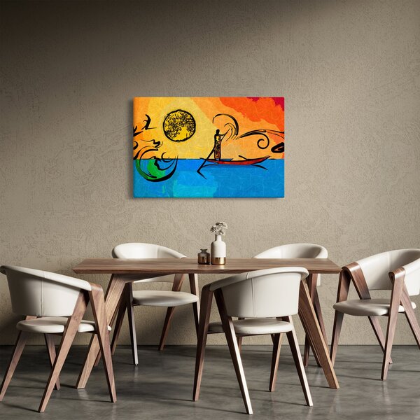Egy ősi festmény képe (90x60 cm)