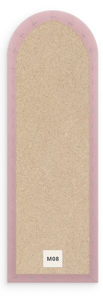 Bársony kárpitozott panel - Íves - 20x60cm Szín: Azúrkék