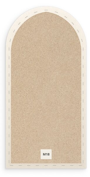 Bársony kárpitozott panel - Íves - 30x100cm Szín: Azúrkék
