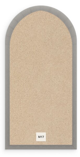 Bársony kárpitozott panel - Íves - 30x100cm Szín: Azúrkék