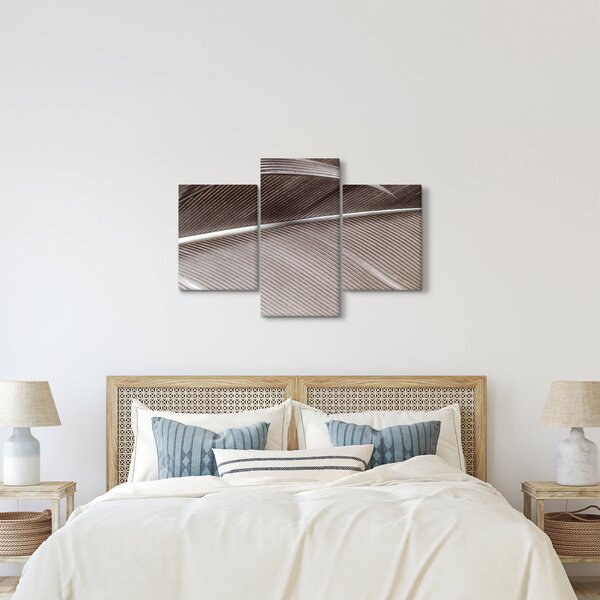 Absztrakt kép szálak (90x60 cm)