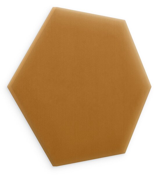 Bársony kárpitozott panel - Hatszög - 35x40cm Szín: Grafit
