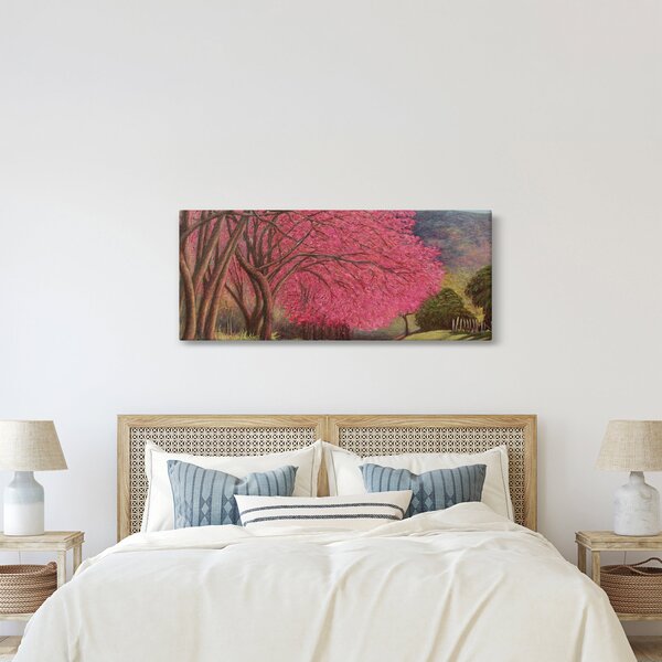 Virágzó fák képe (120x50 cm)