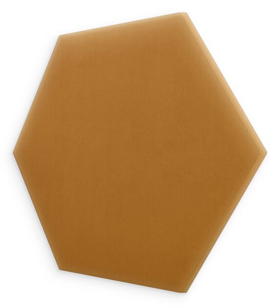 Bársony kárpitozott panel - Hatszög - 35x40cm Szín: Grafit