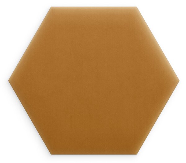 Bársony kárpitozott panel - Hatszög - 35x40cm Szín: Grafit