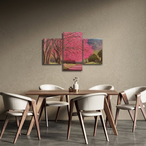 Virágzó fák képe (90x60 cm)