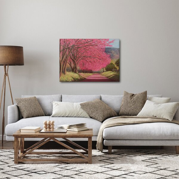 Virágzó fák képe (70x50 cm)