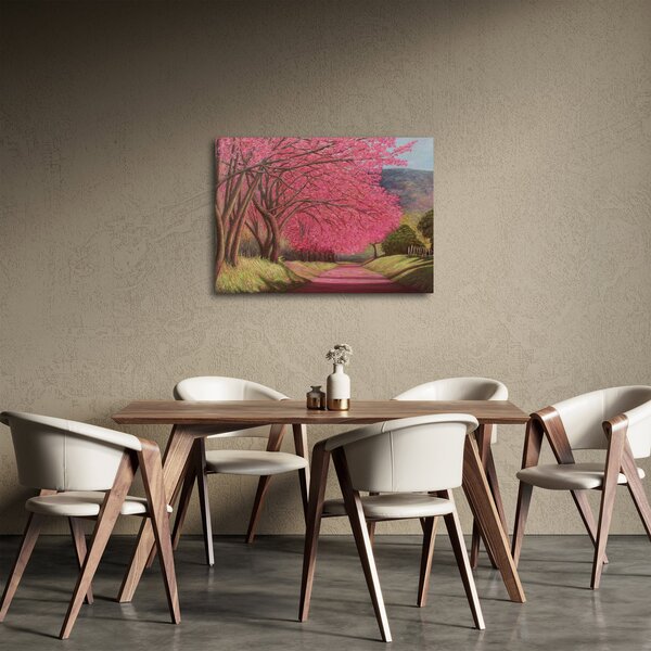 Virágzó fák képe (70x50 cm)