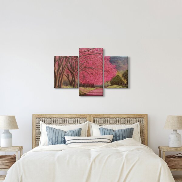 Virágzó fák képe (90x60 cm)