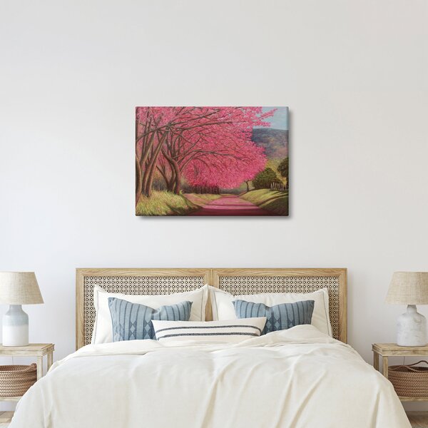 Virágzó fák képe (70x50 cm)
