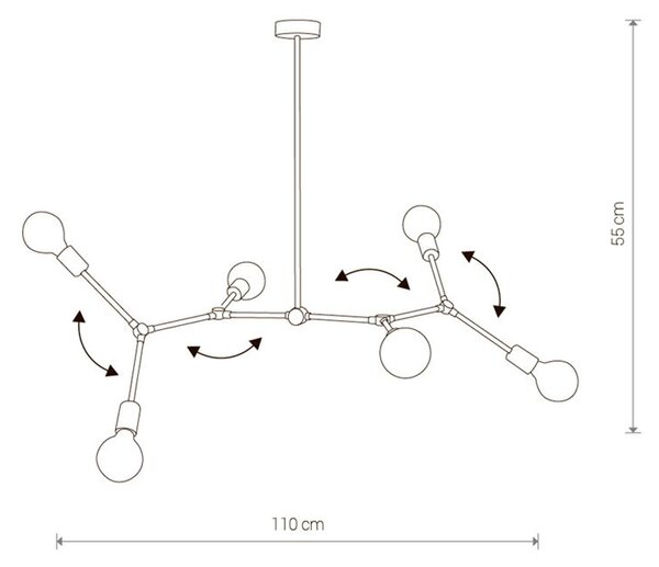 Lámpa Nowodvorski TWIG VI 9138