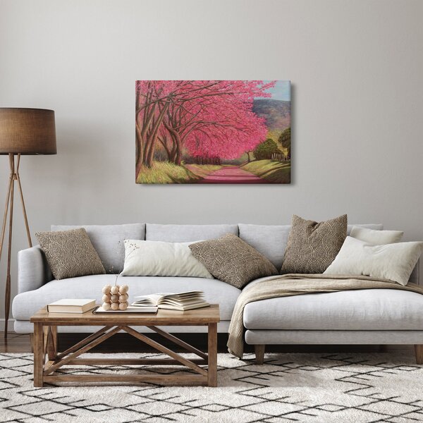 Virágzó fák képe (90x60 cm)