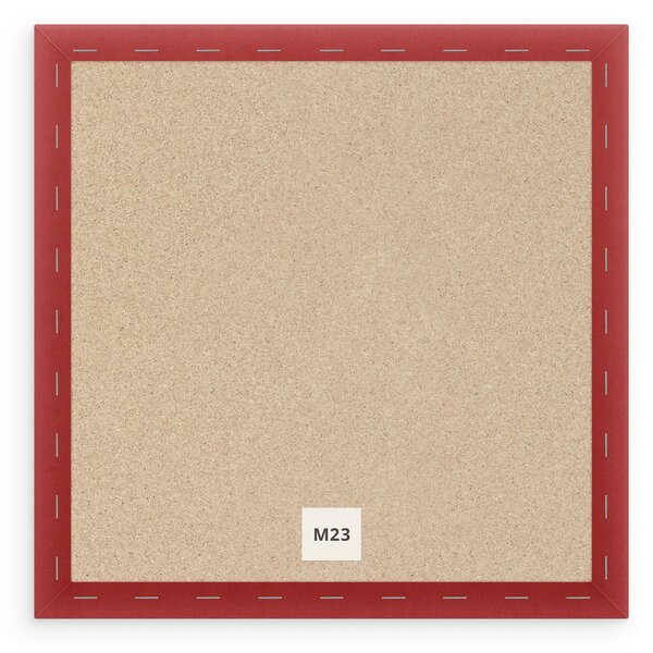 Bársony kárpitozott panel - Négyzet - 30x30cm Szín: Fekete