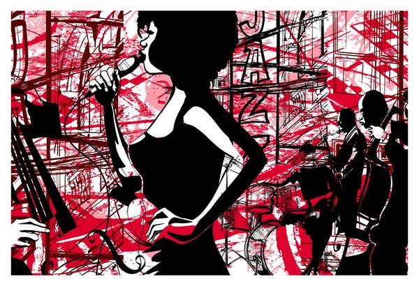 Kép - Jazz (90x60 cm)