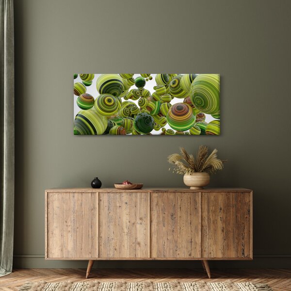 Csíkos gömbök képe (120x50 cm)