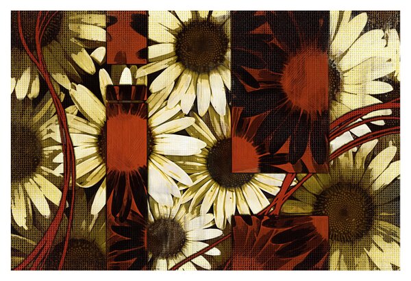 Virágok képe (90x60 cm)