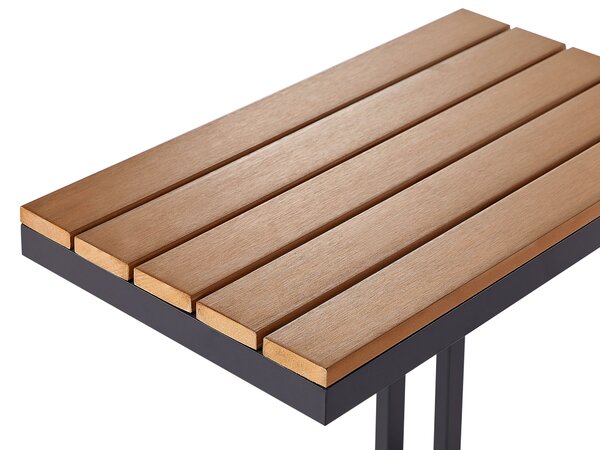 Kerti kisasztal MESSINA 60 cm 35 cm Fekete