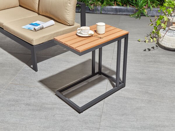 Kerti kisasztal MESSINA 60 cm 35 cm Fekete