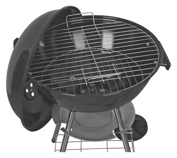 Activa faszenes grillsütő 43cm - fekete