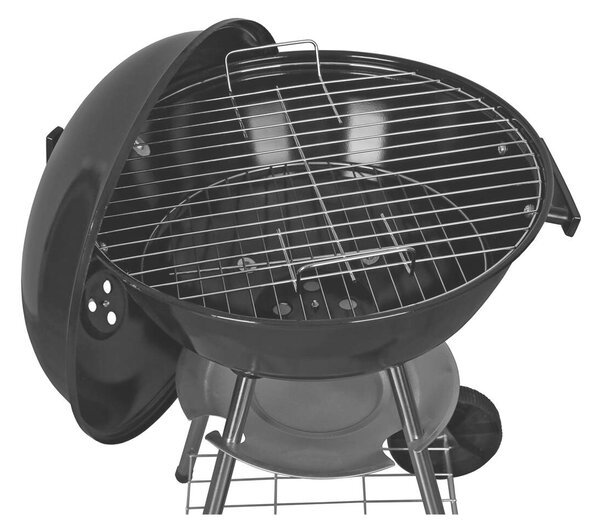 Activa faszenes grillsütő 43cm - fekete