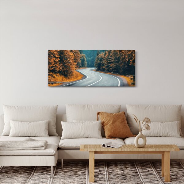 Kép - Kanyargós út (120x50 cm)