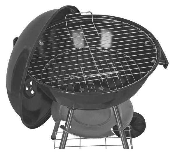 Activa faszenes grillsütő 43cm - fekete