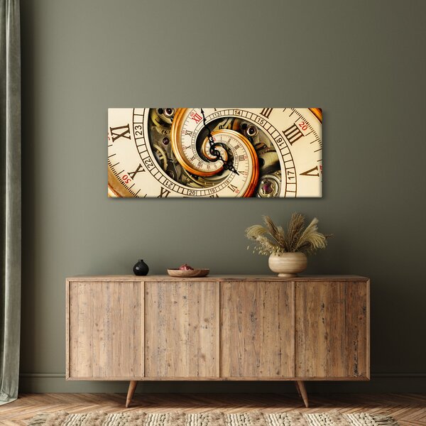 Egy óra képe (120x50 cm)
