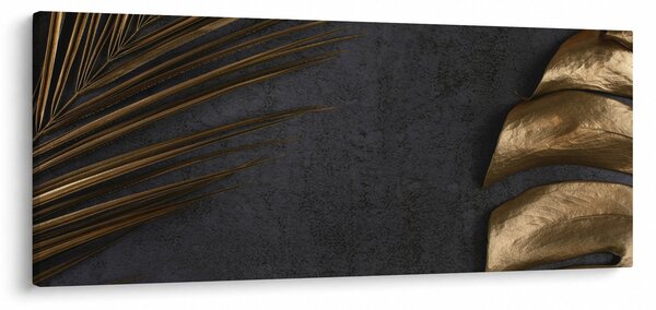 Kép arany levelekkel (120x50 cm)