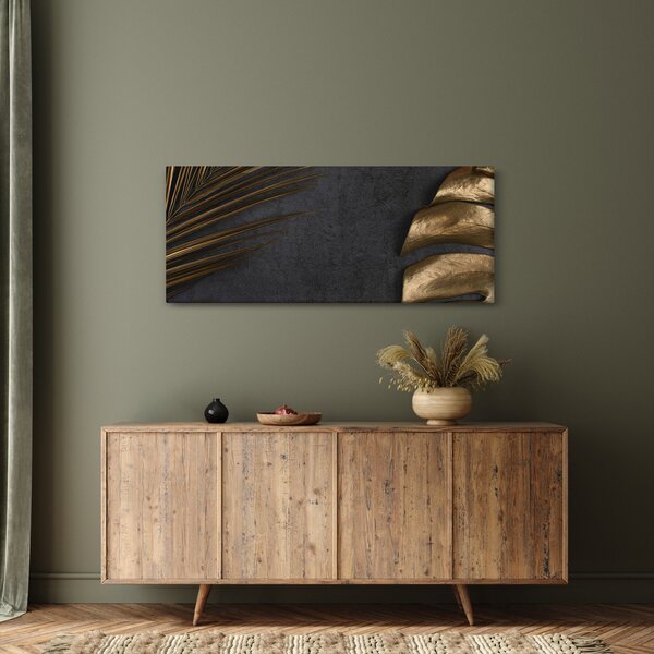 Kép arany levelekkel (120x50 cm)