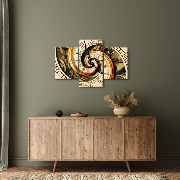 Egy óra képe (90x60 cm)