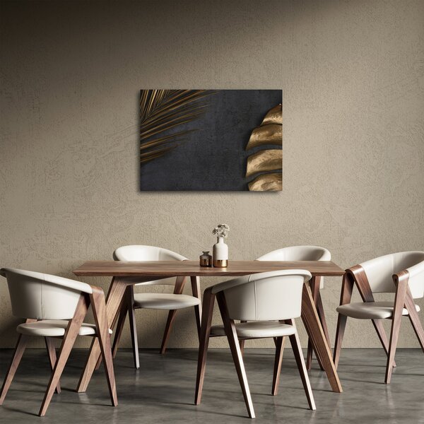 Kép arany levelekkel (70x50 cm)