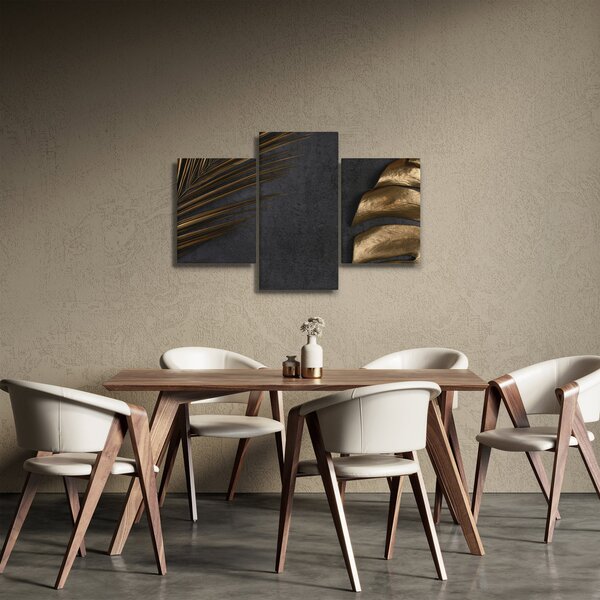 Kép arany levelekkel (90x60 cm)